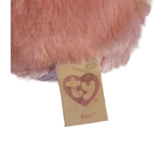 TY Beanie Boos 6" Plush Pink Chick Posy Without Tag 2011 - Picture 5 of 5